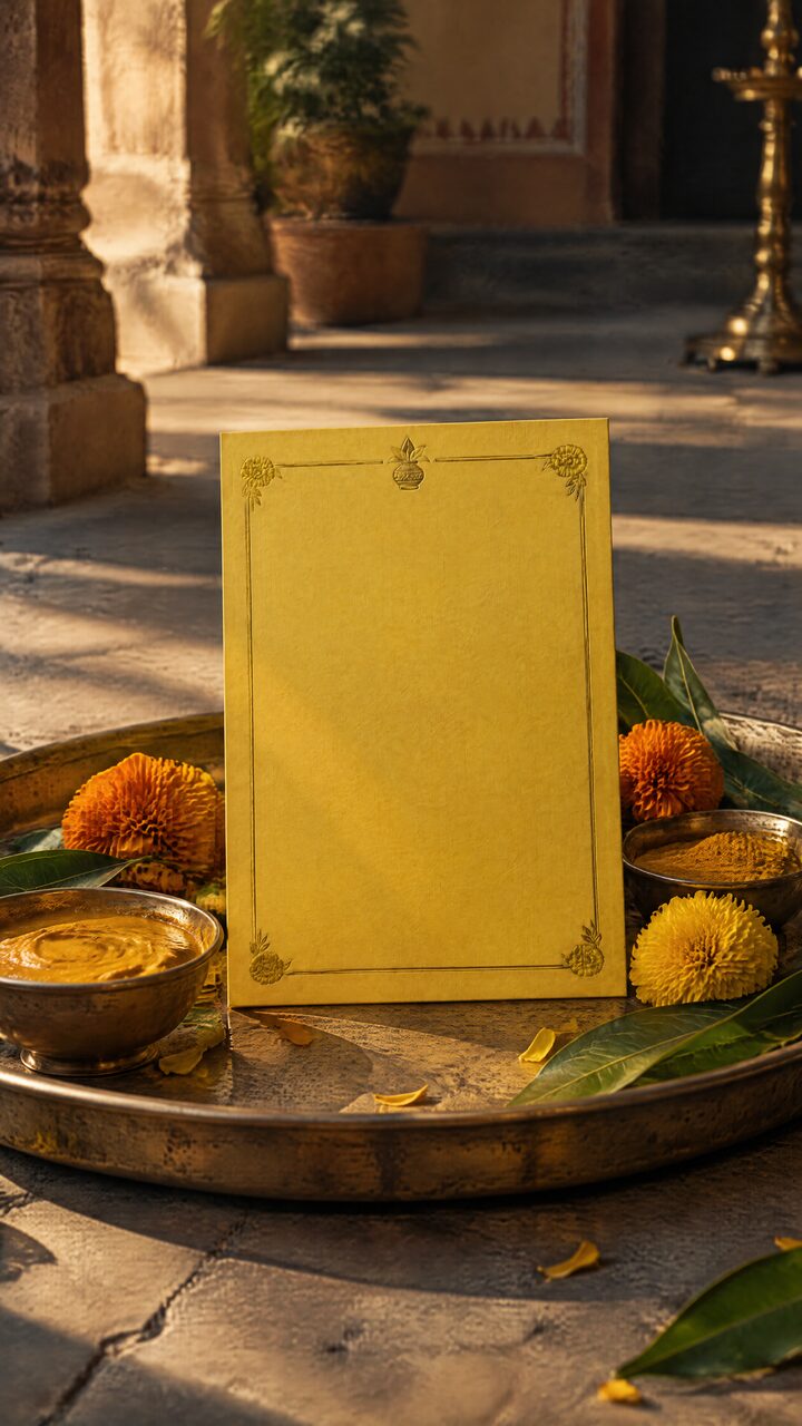 Haldi invitation film
